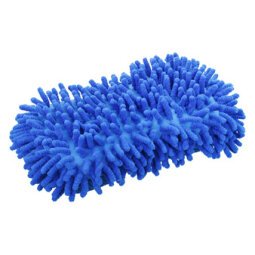 Eponge microfibre, 250 x 120 x 60 mm, bleu