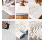 ViVA DECOR Pâte structurée grossière, blanc, 1.200 g