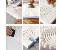 ViVA DECOR Pâte structurée grossière, blanc, 1.200 g