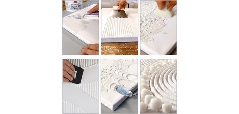 ViVA DECOR Pâte structurée grossière, blanc, 1.200 g