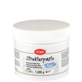 ViVA DECOR Pâte structurée fine, blanc, 1.200 g