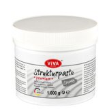 ViVA DECOR Pâte structurée PREMIUM crémeuse, blanc, 1.000 g