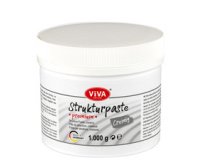 ViVA DECOR Pâte structurée PREMIUM crémeuse, blanc, 1.000 g