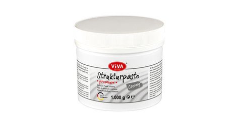 ViVA DECOR Pâte structurée PREMIUM crémeuse, blanc, 1.000 g