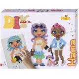 Hama Perles à repasser midi 'Fashion Girls', coffret cadeau