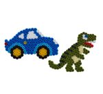 Hama Perles à repasser midi 'Voiture/dinosaure', en blister