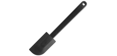 Gastro Max Spatule à pâtisserie en silicone, (L)55 mm, noir