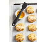 Gastro Max Pinceau en silicone, (L)45 mm, noir