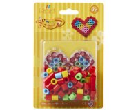 Hama Perles à repasser maxi 'Petit coeur', sous blister