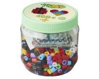 Hama Perles à repasser maxi, dans un pot en plastique