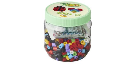 Hama Perles à repasser maxi, dans un pot en plastique