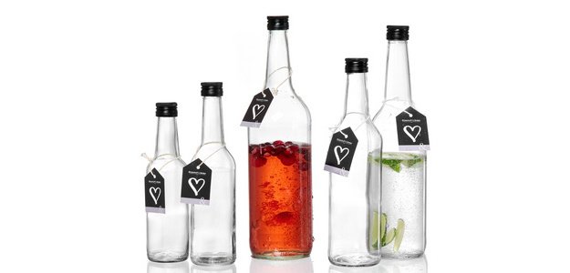 Glasflasche MARA, 700 ml