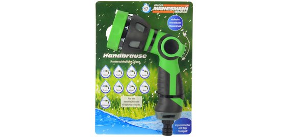 Douchette de jardin, 9 jets