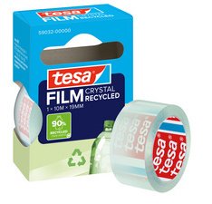 Film ruban adhésif CRYSTAL RECYCLED, 19 mm x 10 m