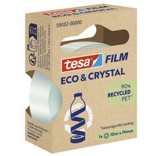 Film ruban adhésif ECO & CRYSTAL, 19 mm x 10 m