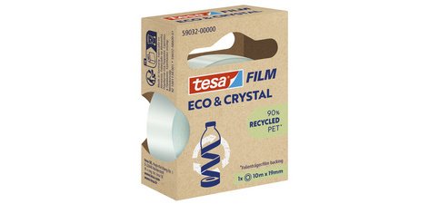 Film ruban adhésif ECO & CRYSTAL, 19 mm x 10 m