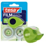 Film ruban adhésif ECO & CRYSTAL + dévidoir - Largeur 19 mm x longueur 10 m