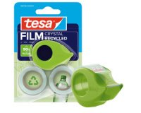 Film ruban adhésif CRYSTAL RECYCLED + dévidoir, blister
