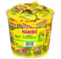 Bonbons HARIBO gélifiés aux fruits SCHNULLER Minis - Boîte 1 kg