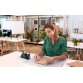 Dévidoir de bureau Easy Cut Economy, équipé, noir