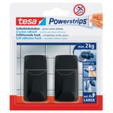 Crochet L - Powerstrips - auto adhésifs - rectangulaire - 57 x 21 x 29 mm -