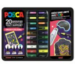Mallette posca marqueur les insolites 20 unites coloris   assortis