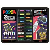 Mallette GROOVY COLOURS de 20 marqueurs peinture. 3 pointes PC1MC, PC3MC et PC5M.Couleurs assorties