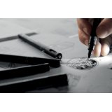 Coffret d'initiation uni pin 'LETTERING', 9 pièces