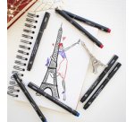 Set d'instruments d'écriture pin, coffret de 8