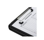 Porte-bloc à pince avec compartiment de rangement, A4