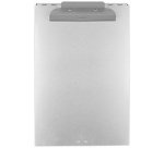 Porte-formulaire, en aluminium, avec compartiment, A4