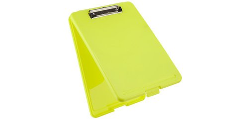 Porte-bloc à pince Safety, avec compartiment