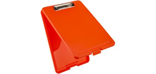 Porte-bloc à pince Safety, avec compartiment