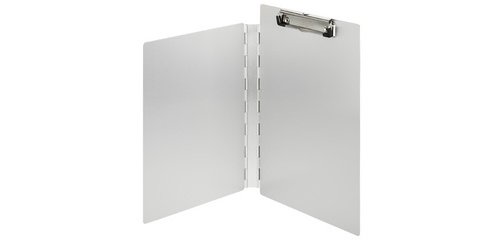 Porte-bloc pour documents, aluminium, ouverture