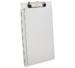 Porte-bloc pour documents, aluminium, ouverture