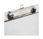 Porte-bloc pour documents, aluminium, ouverture