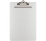 Porte-bloc à pince, en aluminium, A4, pince papillon