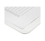 Porte-bloc à pince, en aluminium, A4, pince papillon