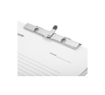 Porte-formulaire, en aluminium, avec compartiment