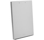 Porte-formulaire, en aluminium, avec compartiment