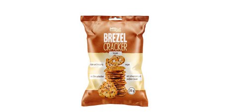 Cracker bretzel, sésame, en sachet individuel de 35 g