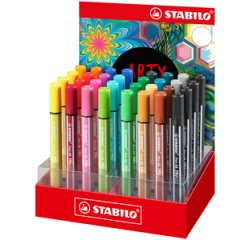 En_rotulador stabilo acuarelable pen 68 max arty line expositor de 32 unidades colores surtidos