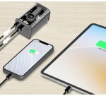 Powerbank avec écran, 10.000 mAh, noir