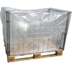 Expansietas dm-folien, transparant, ca. 1.650 liter.