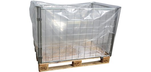 DM-Folien Seitenfaltensack, transparent, ca. 1.650 Liter