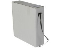 Omsnoeringsband in kartonnen dispenser, van PP