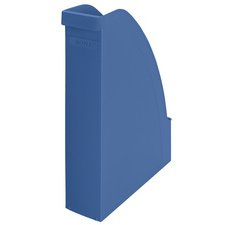 En_revistero leitz recycle plastico lomo 60 mm azul 78x308x278 mm