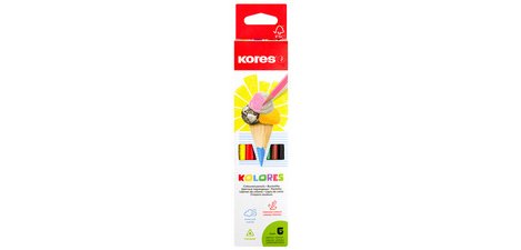 Kleurpotlood driehoekig 'Kolores' - kartonnen etui van 12 stuks