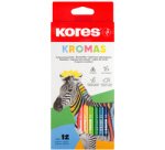 Crayon de couleur 'Kromas', étui en carton de 12