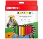 Crayon de couleur 'Kromas', étui en carton de 12